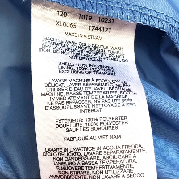 Columbia Light Yellow & Blue Colorblock Morning View Windbreaker Medium - Picture 13 of 16